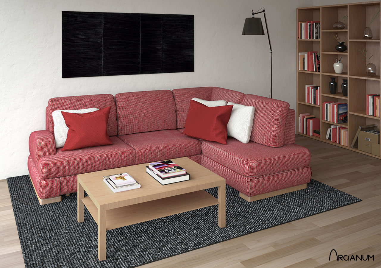 Edificio de Catorce Viviendas en Tarazona, salón